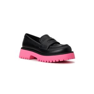 No Boundaries Women's Lug Slip On Loafers